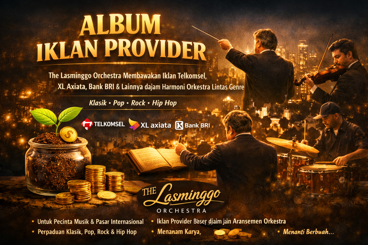 the Lasminggo Orchestra - Album Iklan Provider